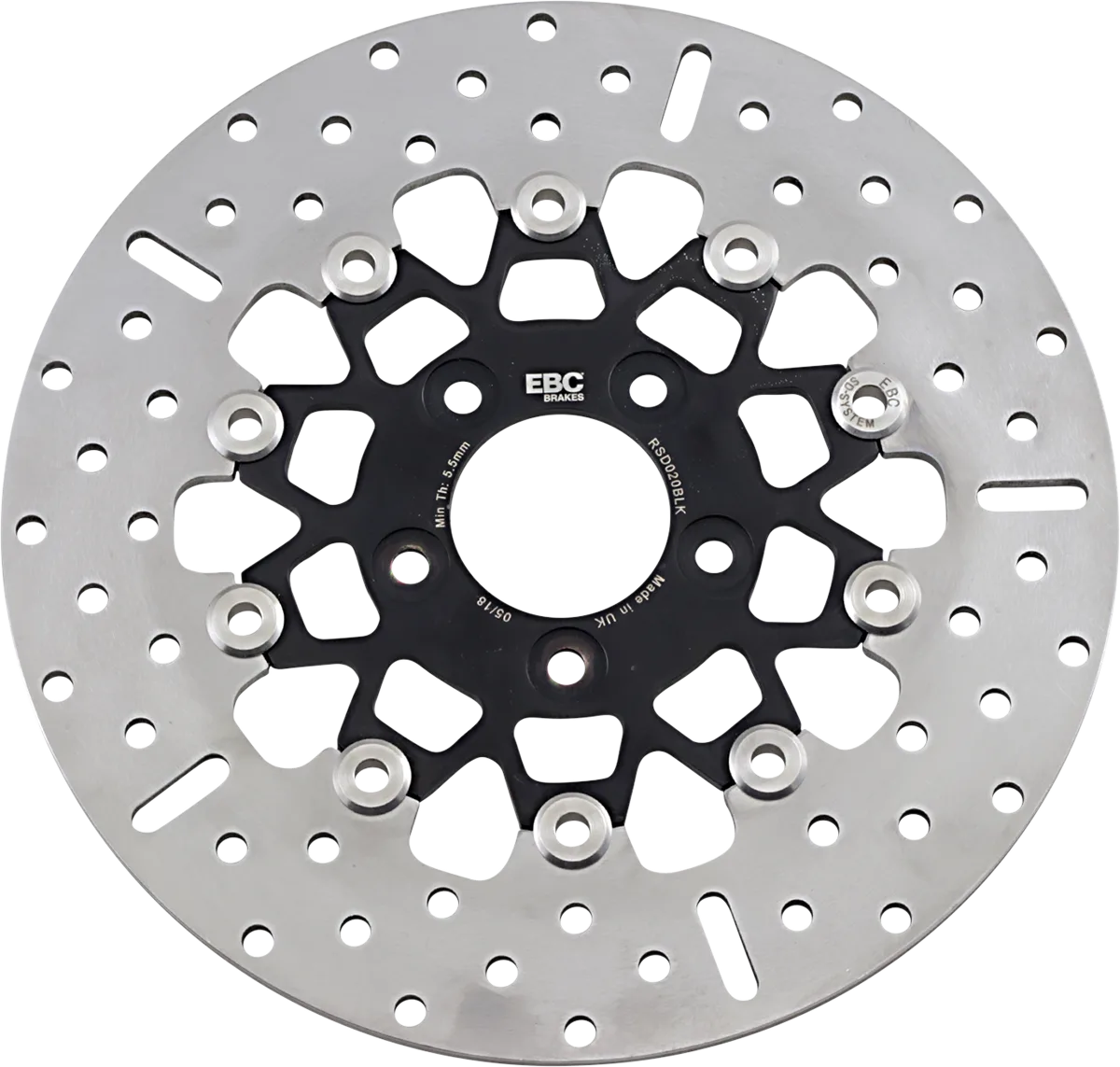 Custom Stainless Steel Rear Brake Rotor