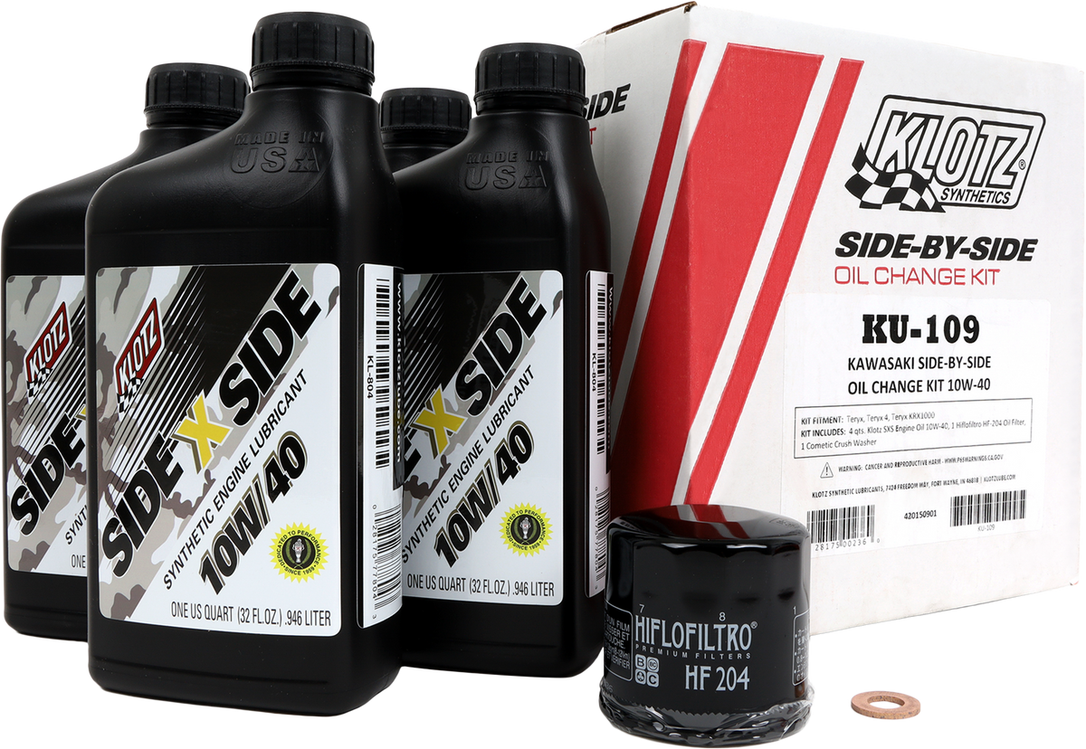 Side X Side Oil Change Kit