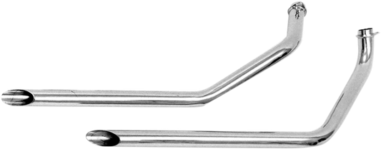 Staggered Dual Slash Cut Drag Pipes