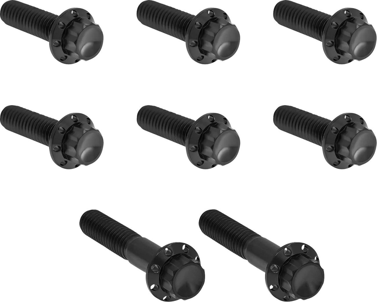 Transmission Trap Door Titanium 12-Point Bolt Kit — For 6-Speed Transmission