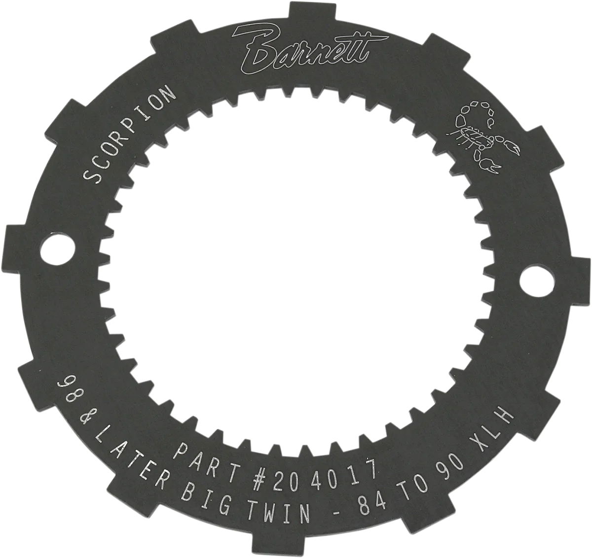 Scorpion Clutch Lock Plate