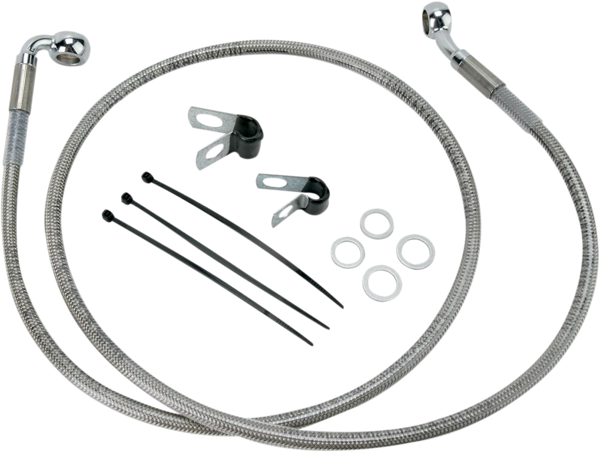 Extended Length Stainless Steel Brake Line Kit