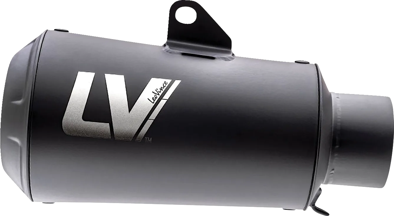 Universal LV-10 Full Black Slip-On Muffler
