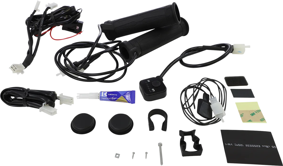 5 Level Thumb Throttle Heated Grips