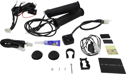 5 Level Thumb Throttle Heated Grips