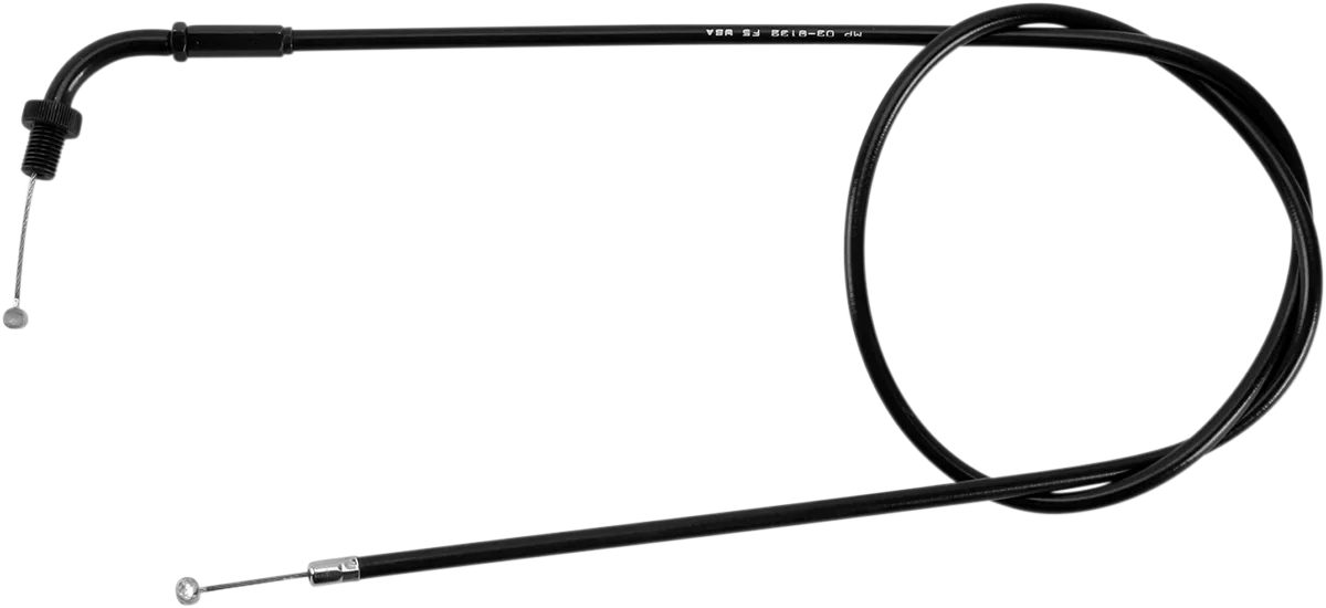 Black Vinyl Throttle Cable