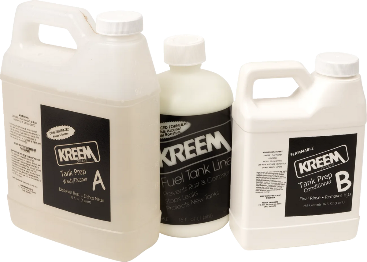 Fuel Tank Liner and Tank Prep Combo Packs