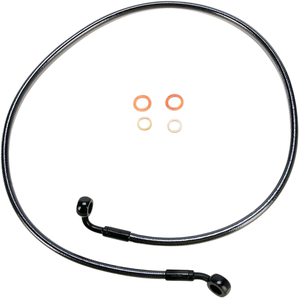E-Z Align Braided Single Disc Front Brake Line