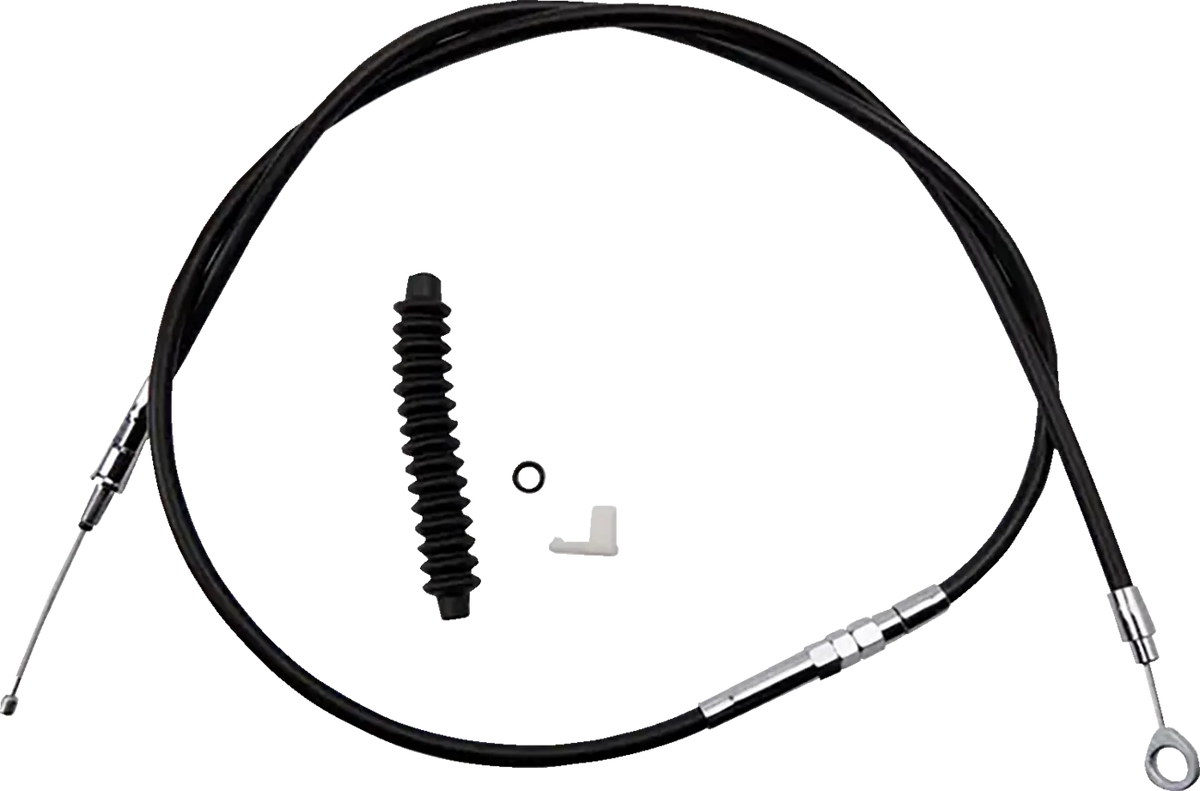 High-Efficiency Black Vinyl Clutch Cable