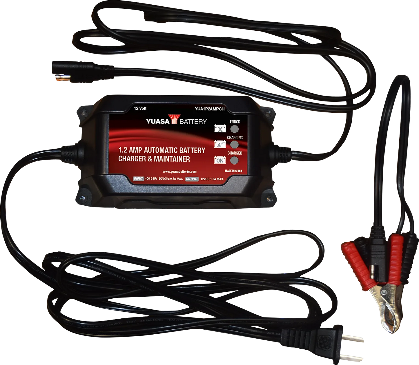 1.2 Amp 12 V Battery Charger and Maintainer