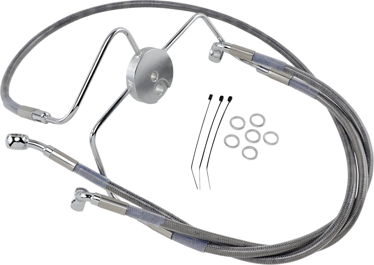 Extended Length Stainless Steel Brake Line Kit