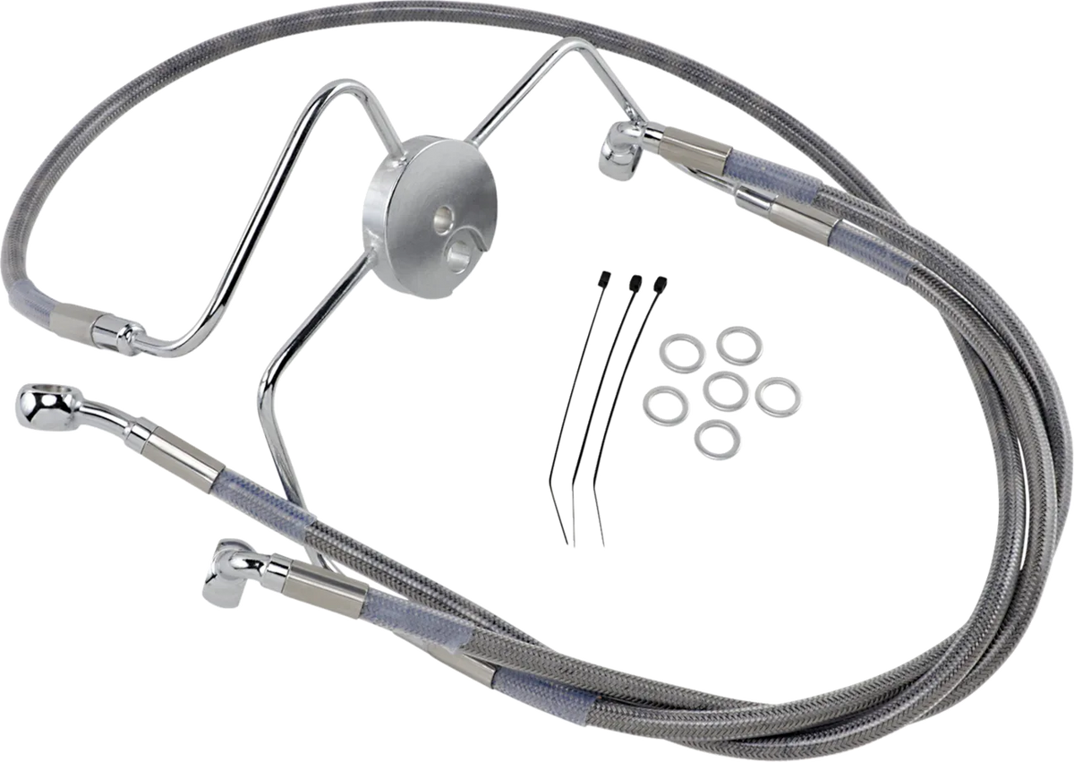 Extended Length Stainless Steel Brake Line Kit