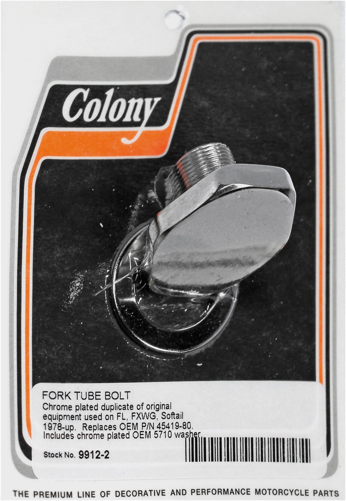 Fork Tube Bolt Washer