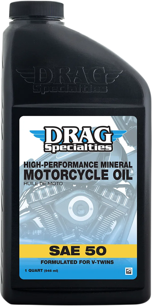 High-Performance Mineral 50 Motorcycle Oil