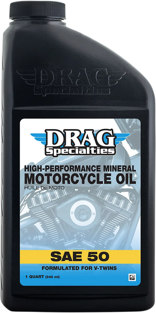 High-Performance Mineral 50 Motorcycle Oil