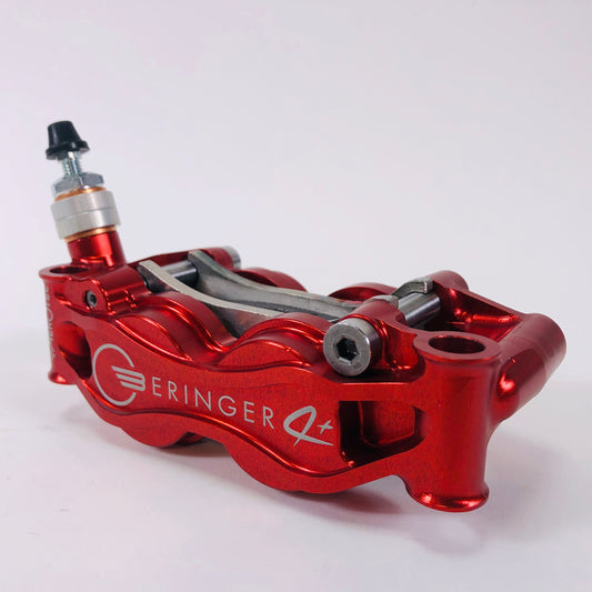 Beringer 4+11S-B Aerotec Plus ultra light Radial 4-Piston caliper, 108mm, Stainless Pistons, LH-Black