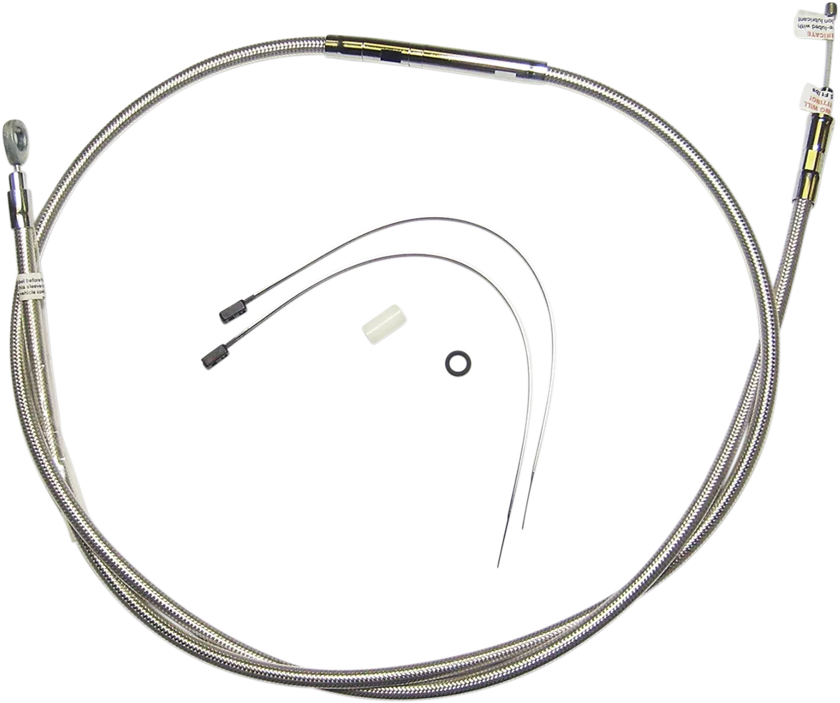 High-Efficiency Polished Stainless Clutch Cable