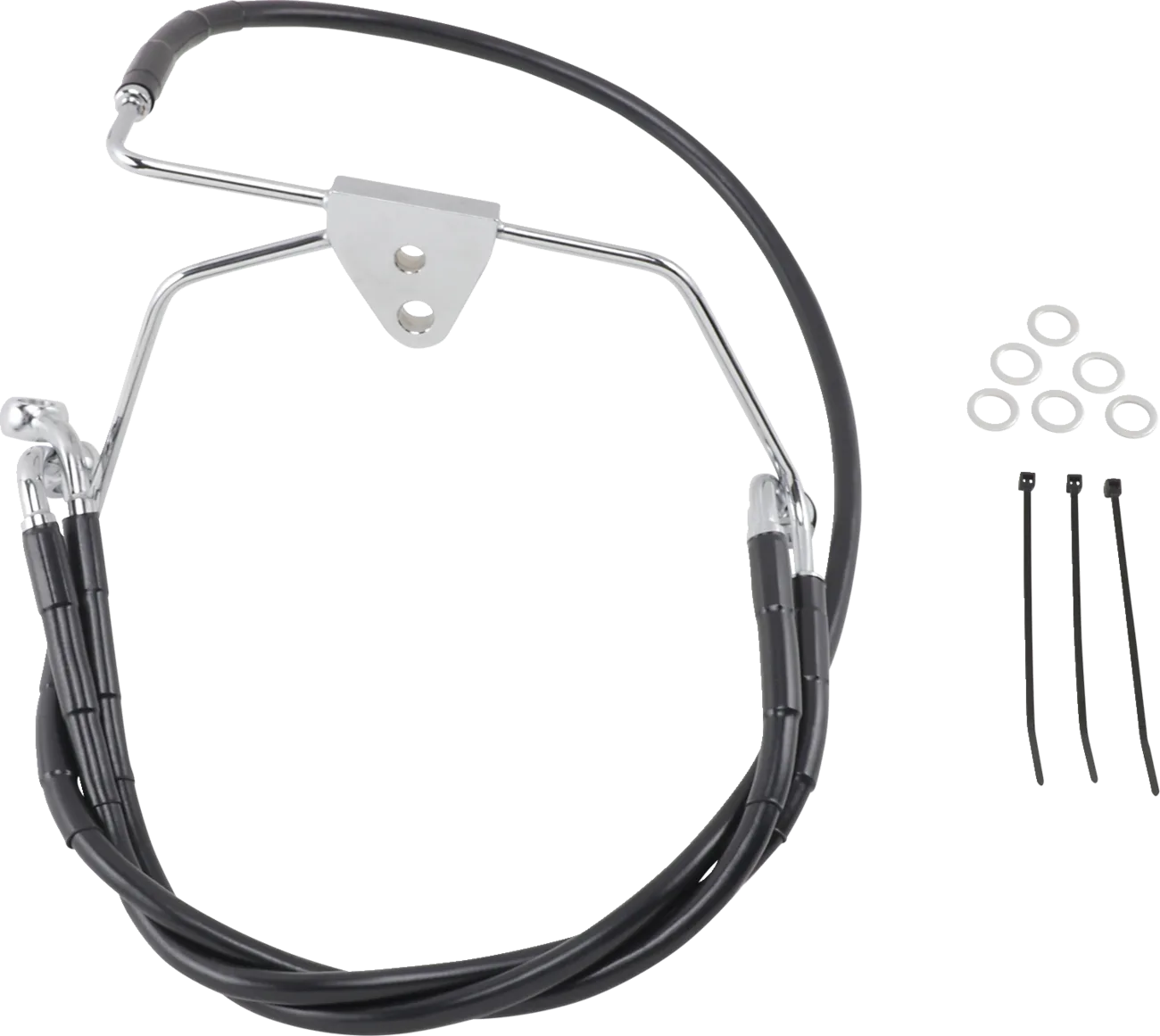 Extended Length Black Vinyl Brake Line Kit