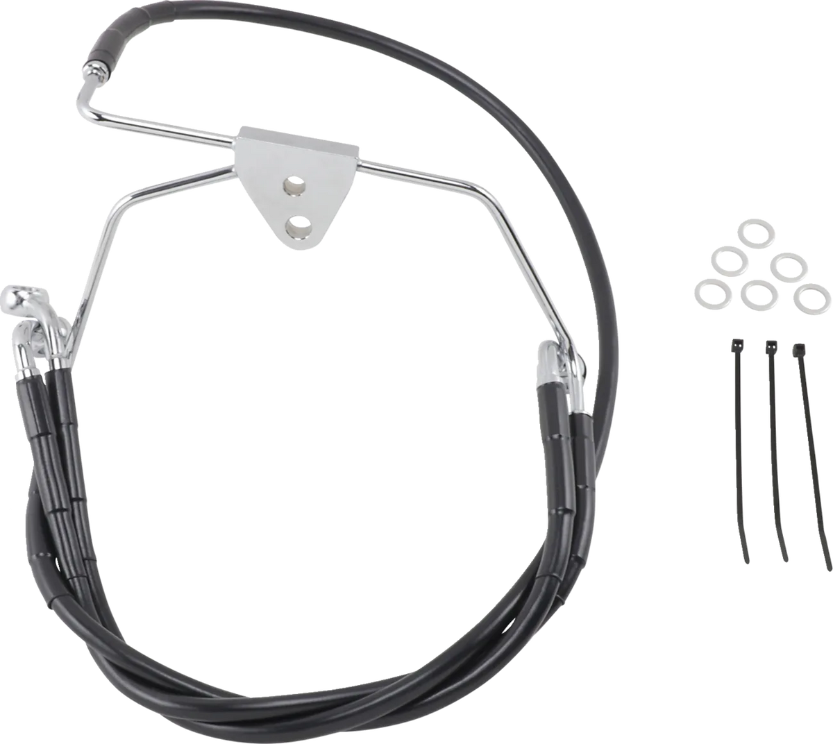Extended Length Black Vinyl Brake Line Kit