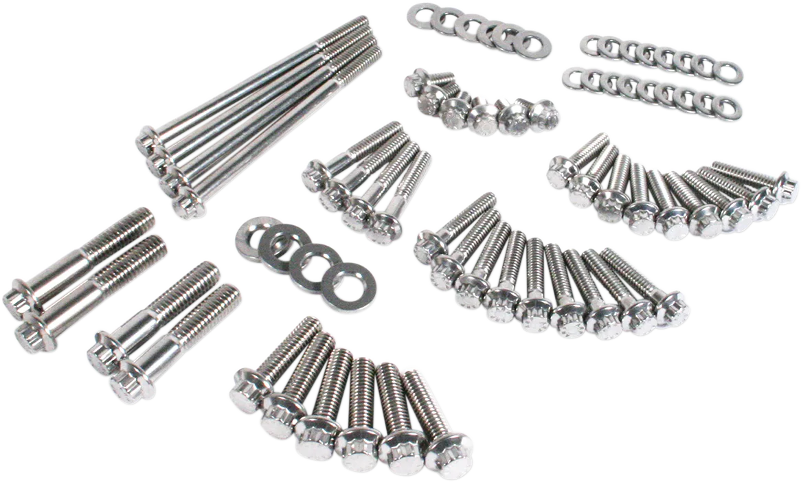 Dress-Up 12-Point External Primary/Transmission Engine Fastener Kit