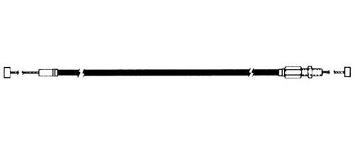 Universal Throttle Cable for Mikuni Round Slide Carbs