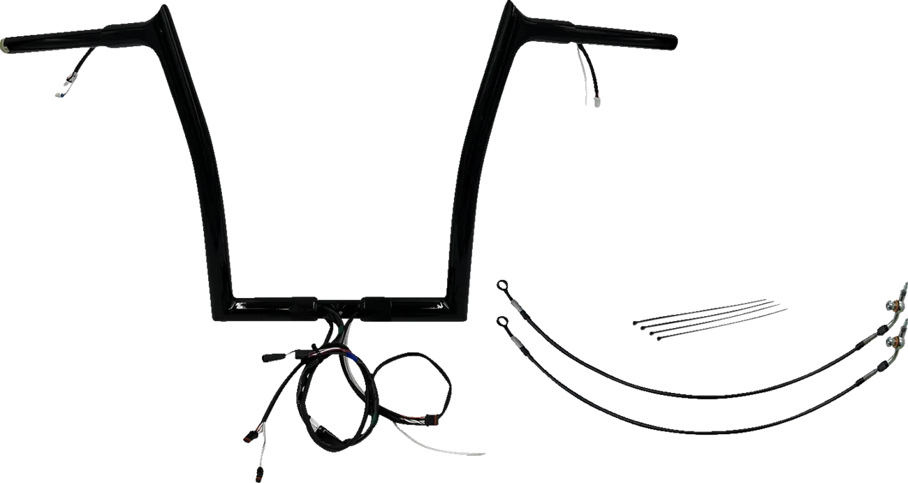 EZ Install Wired 1-1/4" Pointed Top Handlebar Kit
