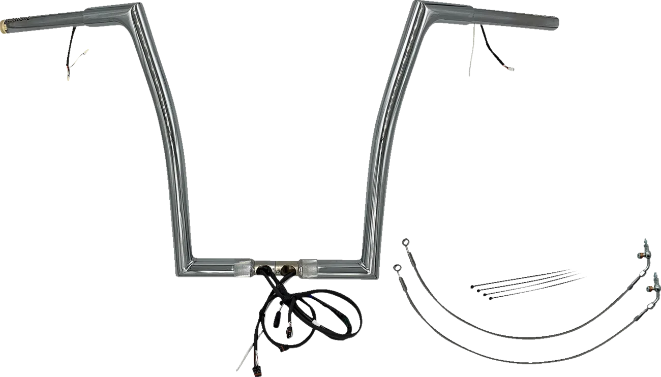 EZ Install Wired 1-1/4" Flat Top Handlebar Kit