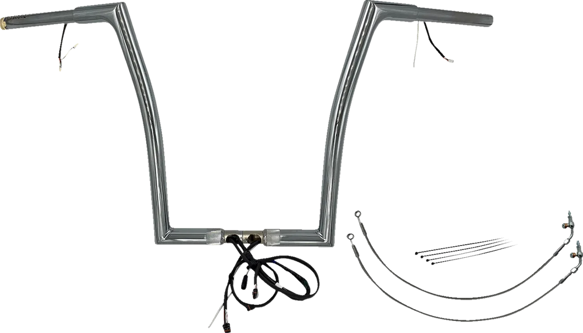 EZ Install Wired 1-1/4" Flat Top Handlebar Kit