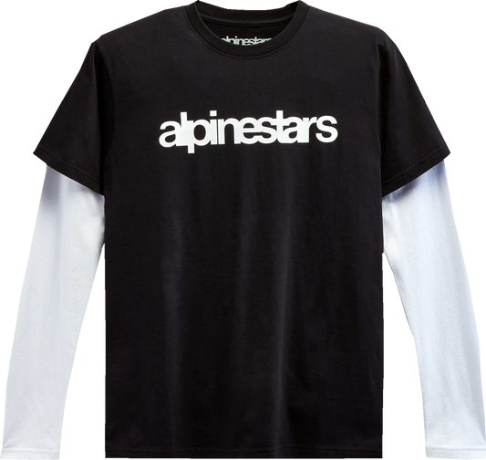 Stack Long-Sleeve Knit T-Shirt
