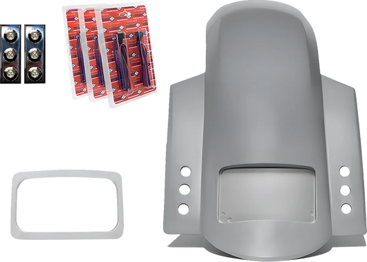 Short Sport Rear Fender with Thunder Pods