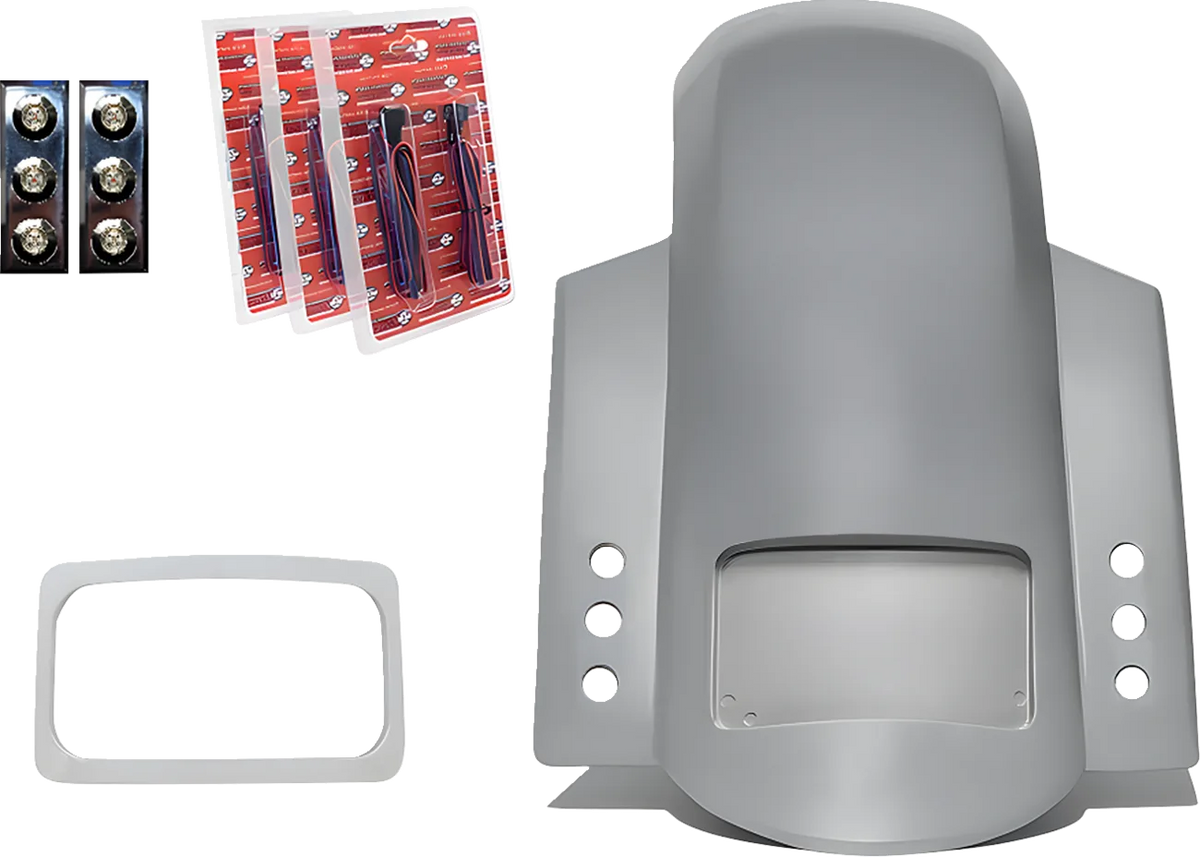 Short Sport Rear Fender with Thunder Pods