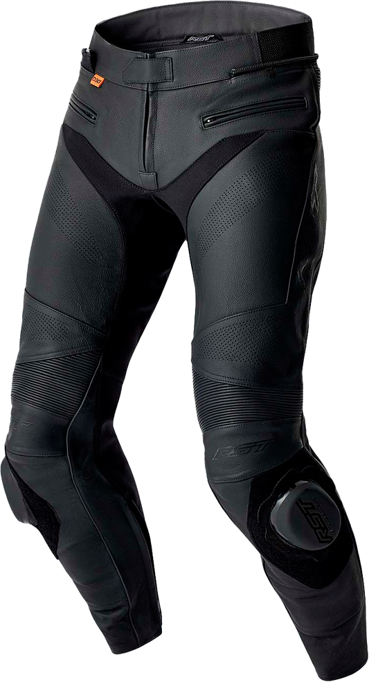 S1 D3O LL LEATHER PANTS BLACK SM