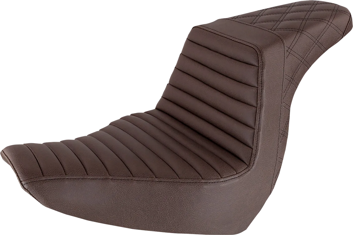Step-Up Seat — Front Tuck-n-Roll/Rear Lattice Stitch