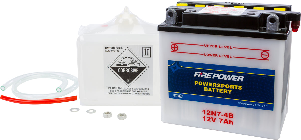 12V Standard Battery w/Acid Pack