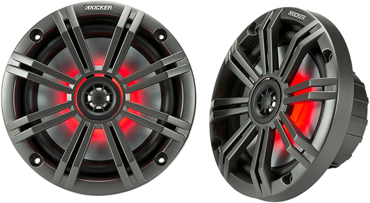 All-Weather Coaxial Speakers with LED Lighting