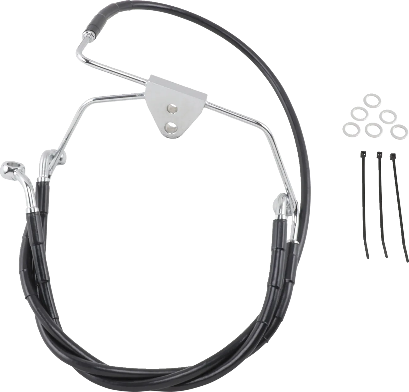 Extended Length Black Vinyl Brake Line Kit