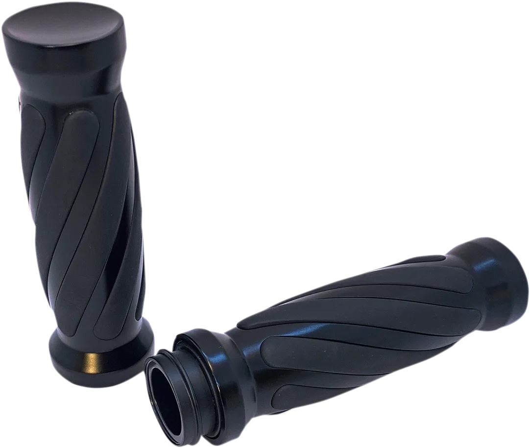 Custom Twisted Rubber Grips
