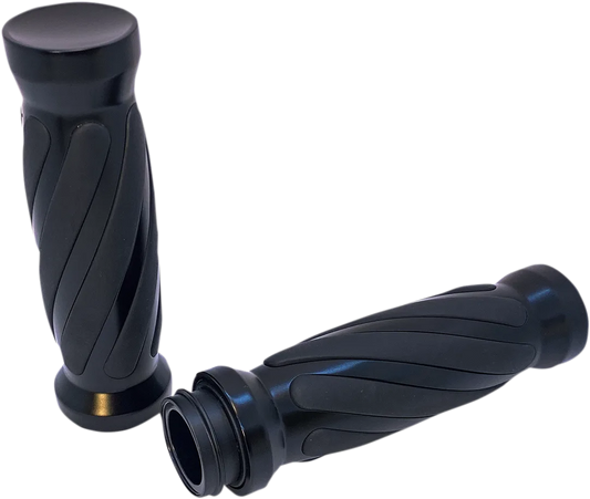 Custom Twisted Rubber Grips