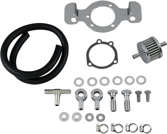 Crankcase Breather with Support Bracket Kit — Crankcase Breather/Support Bracket Kit