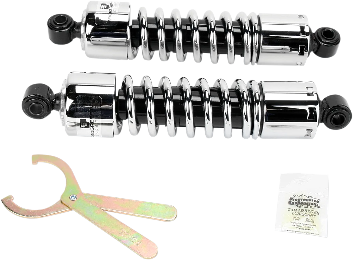 412 Series Shocks — Chrome