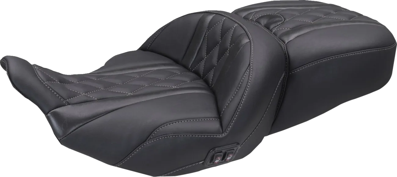 Heated Super Touring One Piece 2-Up Seat