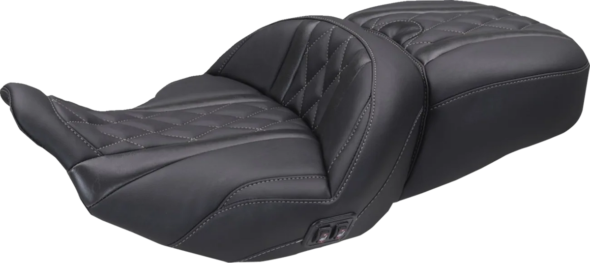 Heated Super Touring One Piece 2-Up Seat