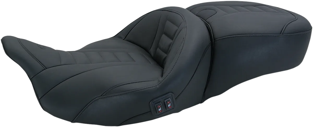 Heated One-Piece Deluxe 2-Up Touring Seat