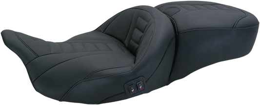 Heated One-Piece Deluxe 2-Up Touring Seat