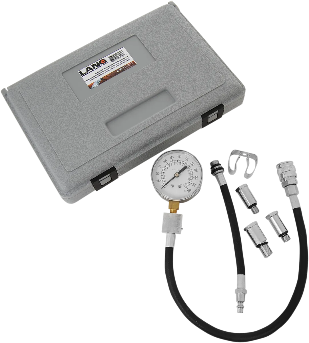 "Hands-Free" Motorcycle Compression Tester