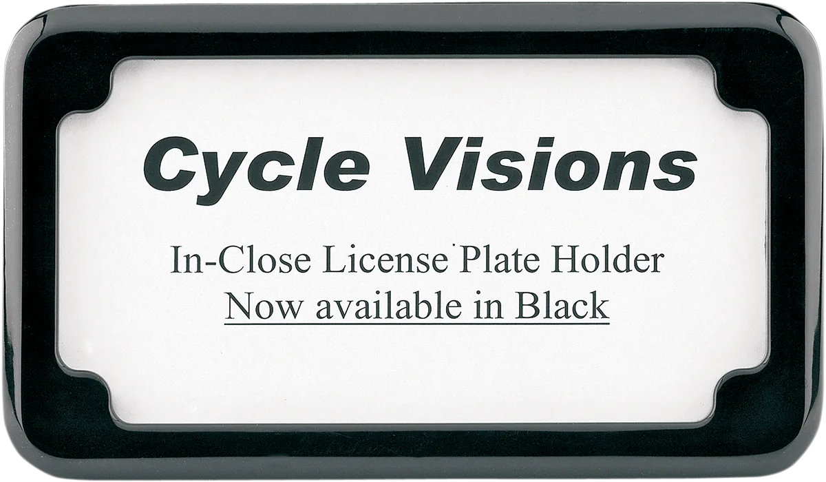 Beveled License Plate Frame