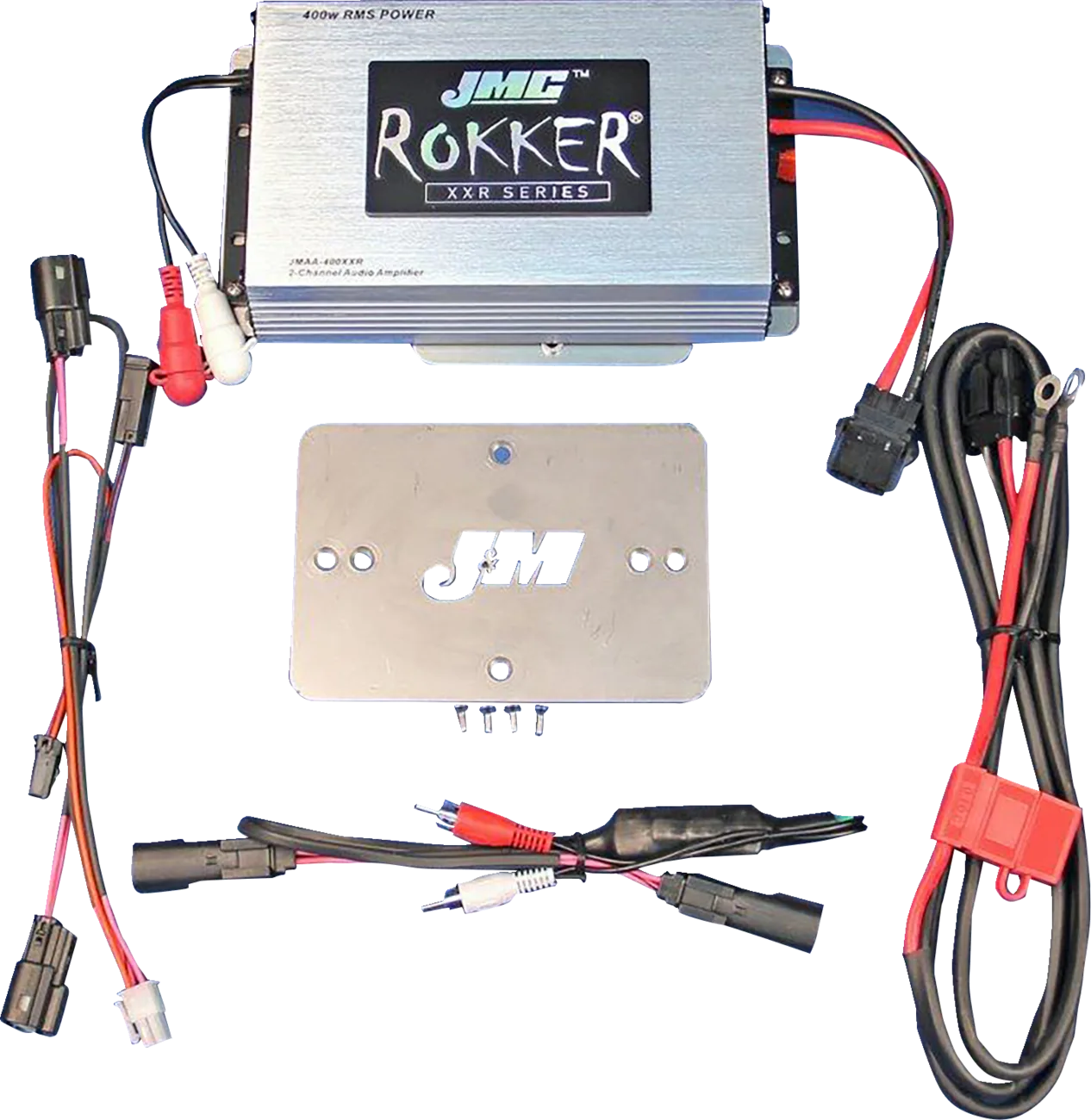JMC ROKKER® 200 W 2-Channel Amplifier Kit