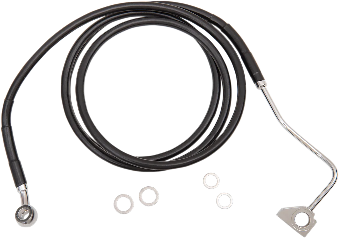 Extended Length Black Vinyl Brake Line Kit