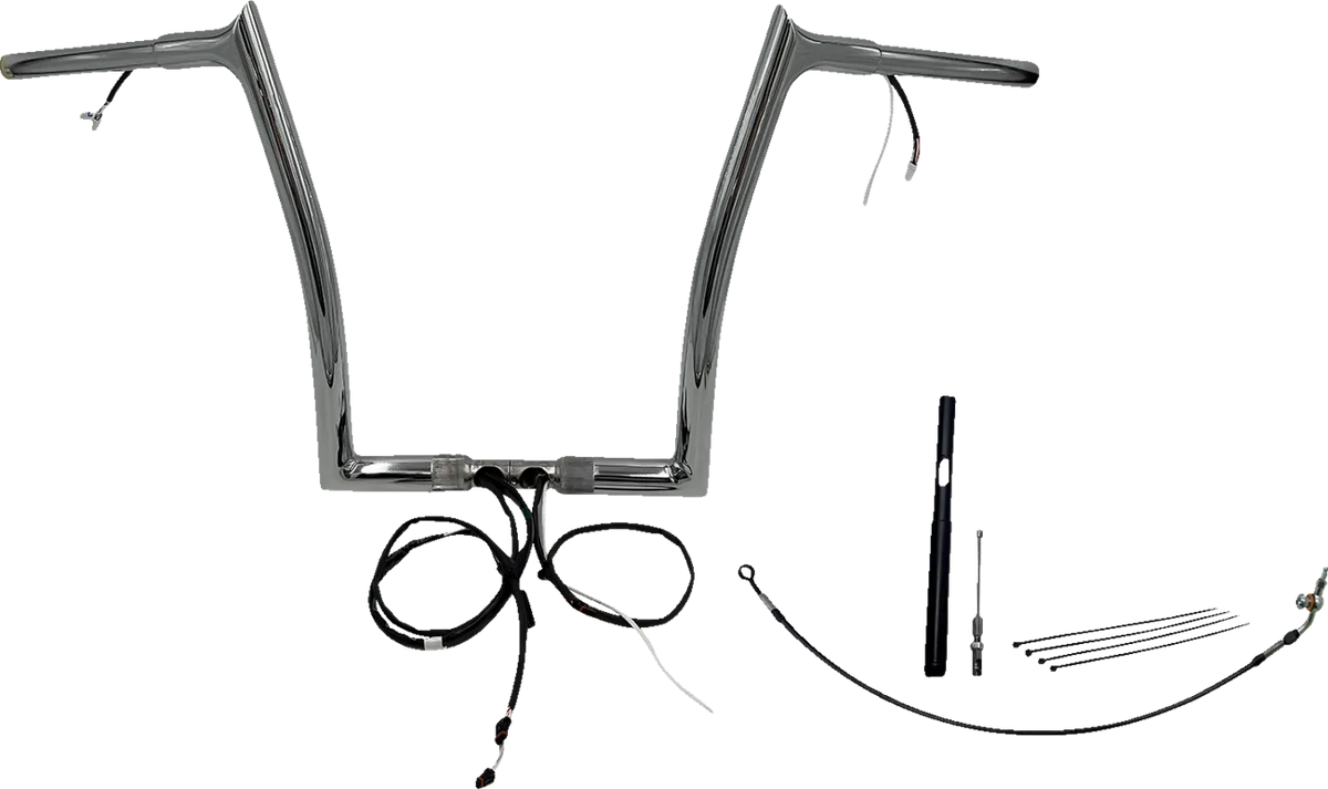 EZ Install Wired 1-1/4" Pointed Top Handlebar Kit