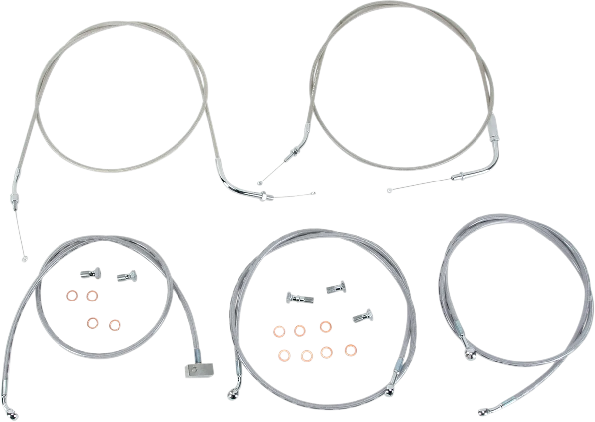 Stainless Handlebar Cable/Line Kit
